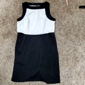 Maurices black and white dress
